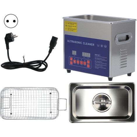 Nettoyeur Ultrasonique 3L Double Fréquence MH-020G avec Chauffage Minuterie et Dégazage, Prise UE AC200-240V (1/5)