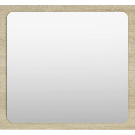 Maison Exclusive - Specchio da Bagno Rovere Sonoma 40x1,5x37 cm Legno Multistrato (1/5)