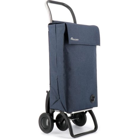 ROLSER Sbelta Tweed 4.2 Chariot à sacs carré bleu 4 roues