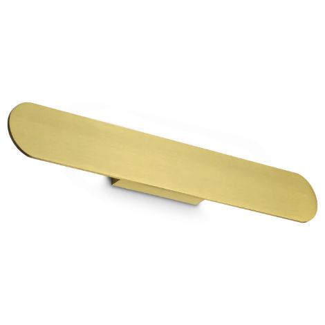 Ideal Lux applique moderna Zig Zag 1 luce LED integrato ottone metallo (1/3)