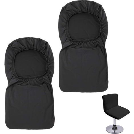 Bar Stool Cover with Stretch Back for Swivel Dining Chair - (1/5)