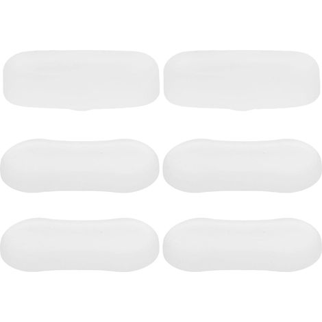 6 Pièces Tampon Silencieux Autocollant Transparent (1/5)