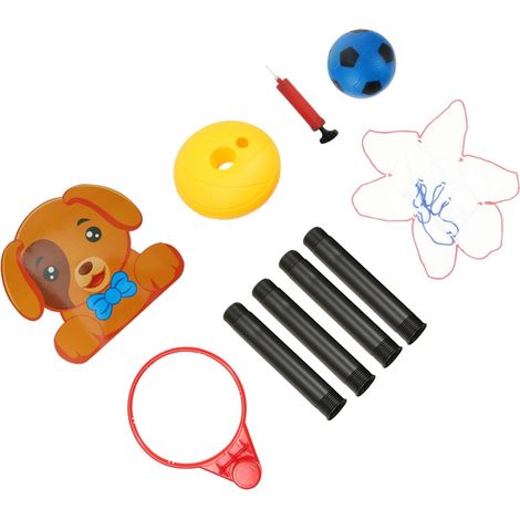 1ensemble Jouets De Basketball pour Panier De Basket- Amovible pour Intérieur Améliore La Coordination Main-Oeil Et Renforce Les Doigts des Tout-Petits (1/5)
