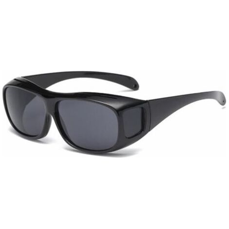 Lunettes de conduite noires - Lunettes de vision nocturne noires