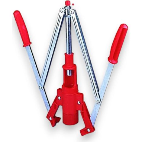 Tappatrice a due leve per tappi in plastica con diametro max 2.6 cm (1/3)