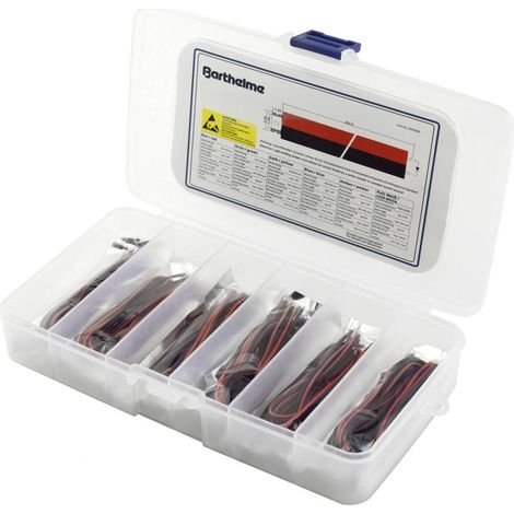 Barthelme Assortiment de LEDs rouge, bleu, vert, jaune, ambre, blanc froid 50 mcd, 100 mcd, 250 mcd, 300 mcd 120 ° 20 m (1/3)