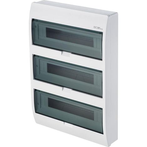 Elektro-plast Standard Modell Klarsicht-Elektroschrank 410x784x98 (1/2)