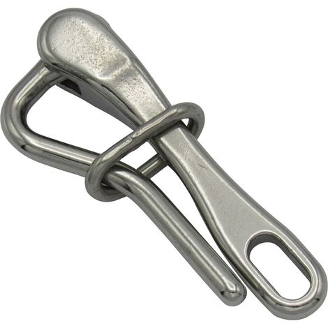 Stainless Steel Pelican Hook Eye 147MM (Safety Rails Quick Release Marine Connector) (1/5)