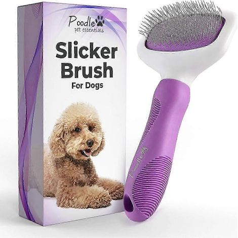 Filiyano-Brosse pour animaux de compagnie en forme de caniche - Pour chiens, chats et lapins - Démêlage des poils emmêlés et lâches, des nœuds (1/4)