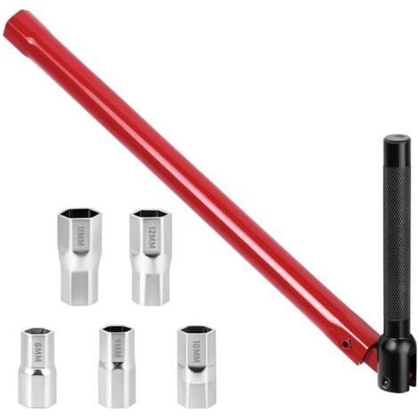 Sink Faucet Wrench, 8-12mm Faucet Mounting Tool + 6 Sockets Faucet Wrench, Basin Wrenches, for Kitchen, Bathroom and Sink (1/5)