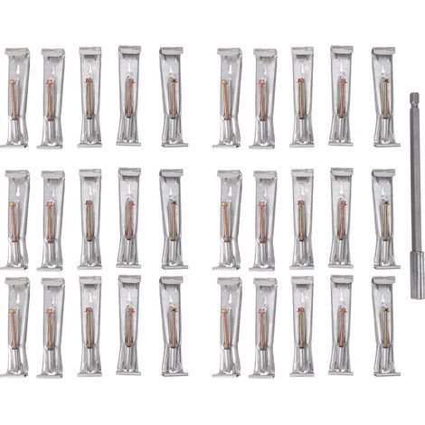 Cintres de gouttière à vis rapide, 30 pièces, crochets de support de pluie cachés professionnels en aluminium de 5 pouces pour gouttières affaissées avec pré-assemblé (1/5)