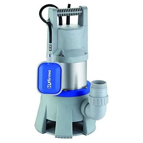 HU-Firma 7577030 Elettropompa Sommersa Acque Sporche 1300 W Portata 25000 l-h Prevalenza 11 m Particelle 40 mm Attacco 1''1-2 F Cavo 10 m