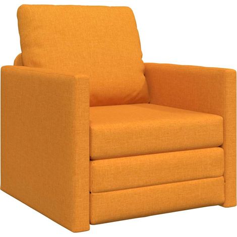 Canapé-lit,Canapé convertible Jaune foncé 74 x 77 x 81 cm Velours CFW49063 (1/5)