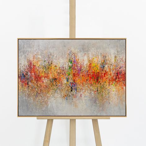 Gemälde Farbige Energie Rahmen Gold 70x50 cm (1/5)