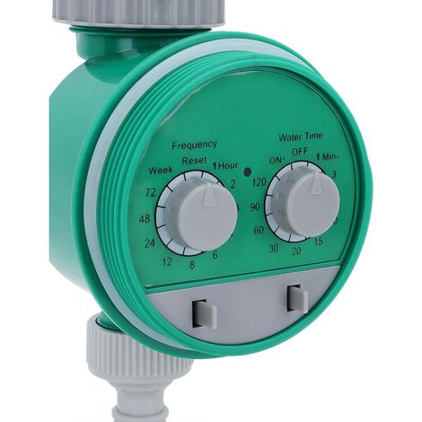 Timer di irrigazione elettronica di giardino con sistema di irrigazione auto programmabile, display LCD (1/5)