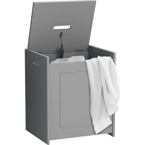 Cesto Portabiancheria da Bagno Linea Pietra con Coperchio Cesta Salvaspazio