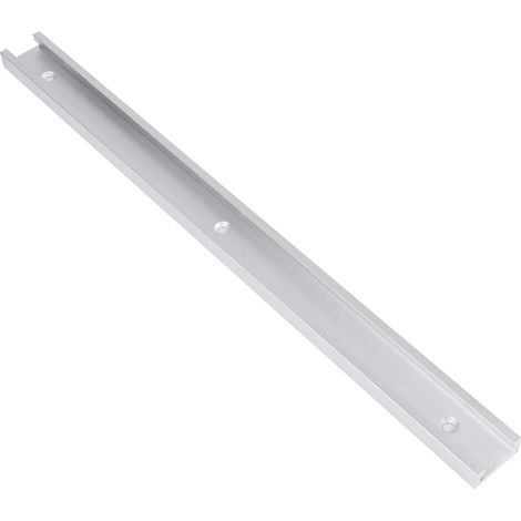 Rainure en aluminium T Slot 400mm pour établi de menuiserie, rail de guidage en alliage d'aluminium pour machines, profilé rainuré 40cm, glissière de travail robuste. (1/5)
