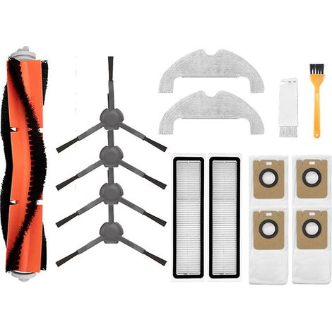 Accessoires pour aspirateur Dream Bot Z10 Pro L10 Plus : brosse principale, filtre, brosse latérale, chiffon de nettoyage, sac d'aspirateur (1/5)