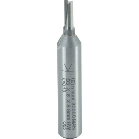 ENT Nutfräser - Fräser zum Einbohren in Hart- und Weichholz 3x8mm, HW