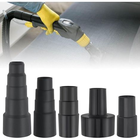 Lot de 5 adaptateurs de tuyau d\'aspirateur universels de 3,5 cm à 3,8 cm à 3,8 cm pour aspirateur d\'atelier, 3,8 cm à 3,8 cm à 3,8 cm, 2,5 cm à 3,8 cm à 4,8 cm cm à 1 cm 5/8 (1/5)