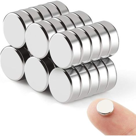 Multifunktionale Kühlschrankmagnete stark 8 x 3 mm Tafelmagnete Büromagnete langlebige Magnete für Kühlschrank Tür Whiteboard Karten Monitor 30 (1/5)
