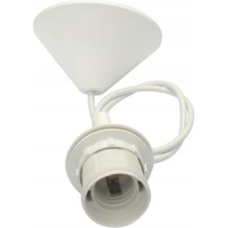 Apparecchio da soffitto per lampadina E27, portalampada E27 con cavo (1/2)