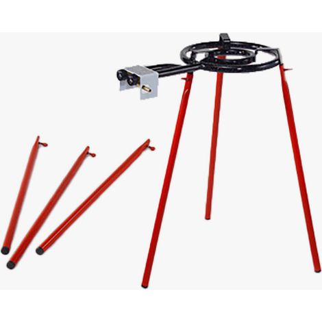 Juego de 3 patas redondas para quemador de paella de 400 mm - Vaello