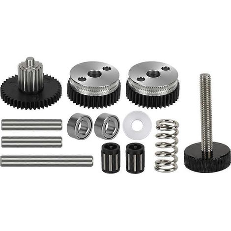 -Extruder, Extruder-Getriebesatz 2,4 0,1 Hochpräzises Extruder-3D-Druckzubehör aus gehärtetem Stahl