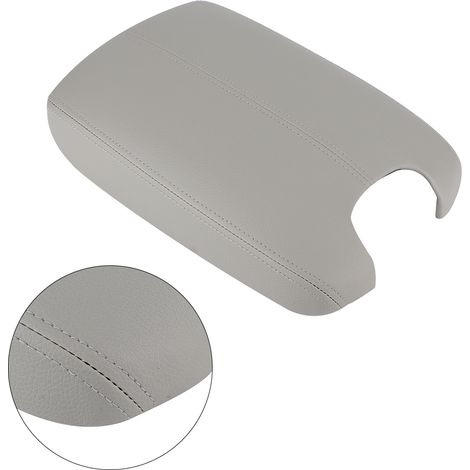 Couvercle d'accoudoir de console centrale en similicuir gris, compatible avec Honda Accord 2008-2012 (1/5)