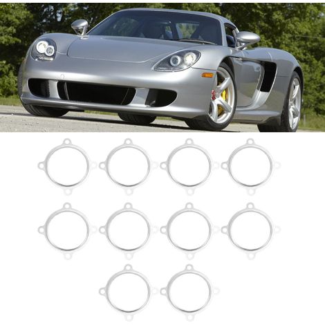 Dix joints en acier inoxydable pour tuyau de descente turbo à 4 boulons de 3 pouces pour GT30, GT35, T3, T2, T4 et T6 (Référence : TU-CGQ16D-10pcs) (1/5)
