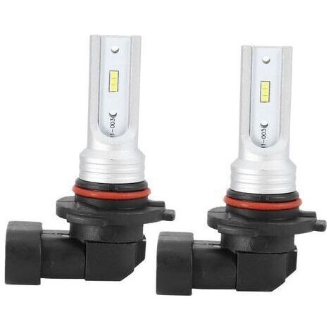 Ampoule de phare antibrouillard LED blanche, 2 pièces, 9005 HB3 72W 6000K, perles avec décodage (1/5)