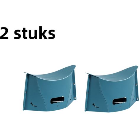 Lot de 2 chaises pliantes en carton, idéales pour le camping et la pêche. Sac de transport multifonctionnel vert foncé. (1/5)