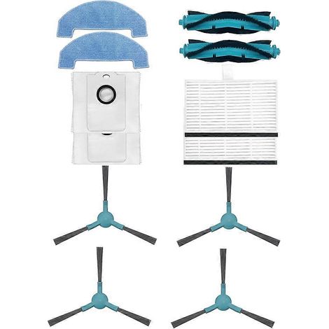 Robot aspirateur convient à 2499 pièces brosse principale, brosse latérale et filtre Screen sac à poussière nettoyage chiffon. (1/5)
