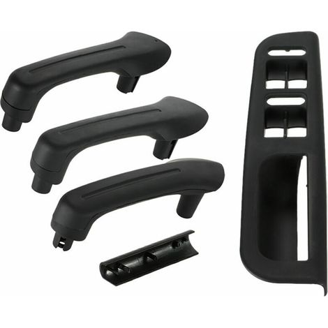Main window switch, control panel, left interior armrest panel, Volkswagen Jetta, Bora, Golf 4, interior door handle