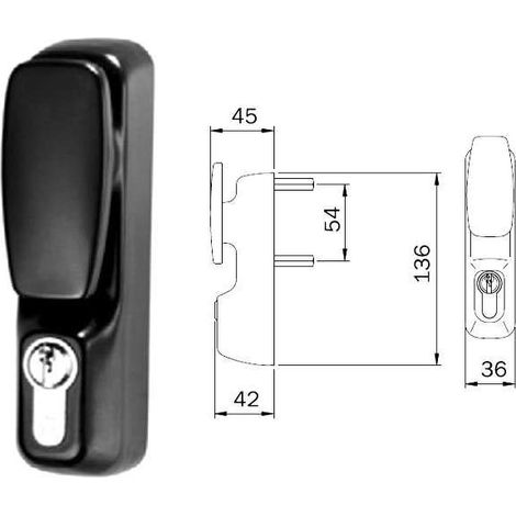 Comando Esterno Maniglioni Idea 94013005T Iseo