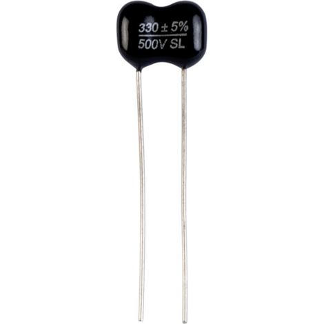 Suntan TS23002H331J3B000R Condensateur céramique 330 pF 500 V 5 % (L x l) 6 mm x 12 mm 1 pc(s)