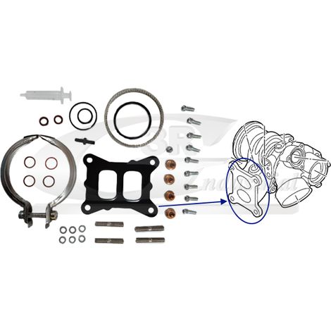 3RG 19731 KIT MONTAJE DE TURBO (38 PCS)