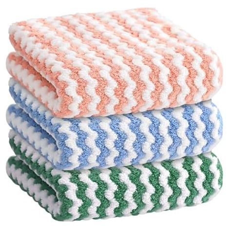 Panni per la pulizia in microfibra colorati Strofinaccio da cucina Panno per la pulizia dei vetri Panno da cucina Auto (1/5)
