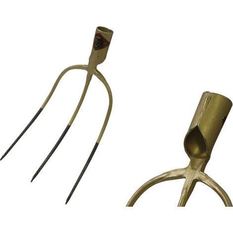Forche A 3 Denti In Acciaio Forgiato 600Gr. 30Cm. Senza Manico -93000
