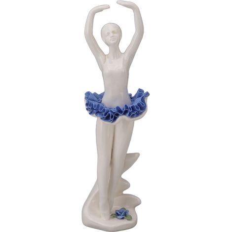 Statuette de Danseuse de Ballet en Céramique, Décoration pour Bureau, Étagère ou Table à Manger (1/5)