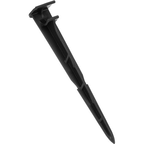 20 tubes capillaires d'irrigation rallongés, poteau d'insertion au sol, support de positionnement, accessoires d'irrigation 15,5 x 3 cm (1/4)