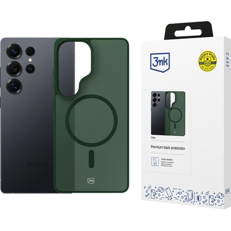 Étui MagCase vert fumé 3mk pour Samsung Galaxy S25 Ultra (1/5)