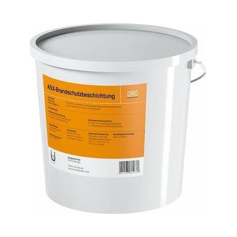 OBO Bettermann Ablationsbeschichtung im Eimer 5kg Intumeszierender Baustoff weiß, 7202312 (1/5)