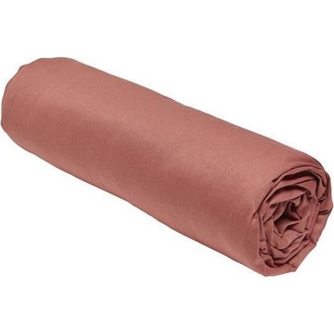 TODAY s谩bana encimera 140 x 190 cm 2 plazas 23 cm algod贸n 100% terracota Oeko-Tex