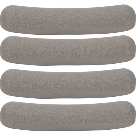 4 pièces Coussinets d'aisselle pour béquilles antidérapants en TPR souple, couleur gris (1/5)