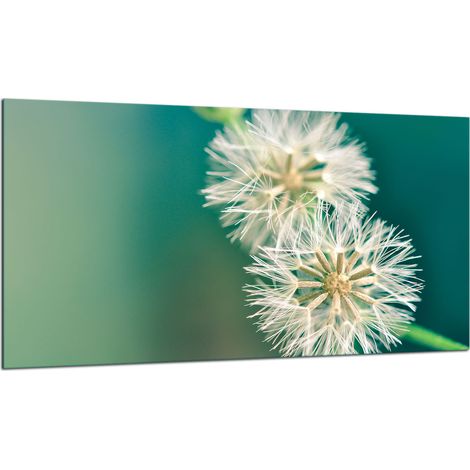 GLASSCHUTZPLATTE FÜR HERD 90x52 BLUMEN (1/5)