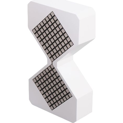 Sablier électronique décoratif multifonctionnel avec lumière d'ambiance pour le quotidien (blanc) (1/5)