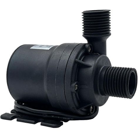 Pompe submersible portable de 1000 litres/heure, 8 mètres, moteur sans balais CC 12 V, pour une utilisation domestique, compatible avec les mini systèmes de refroidissement, fontaines, chauffages, etc (1/5)