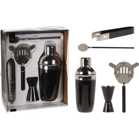 5-tlg. Cocktail Shaker Set Glänzend Excellent Houseware (1/5)