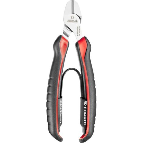 FACOM 192A.18CPEPB diagonal cutting pliers - Length 180 mm - Plastic - Gray